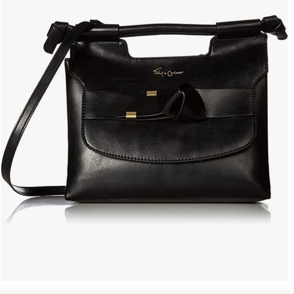 FOLEY + CORINNA Black Satchel Crossbody Bag - Picture 1 of 9